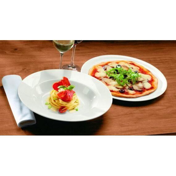 Paşabahçe Porselen Banquet Pizza Servis Tabağı 33 cm 6'lı