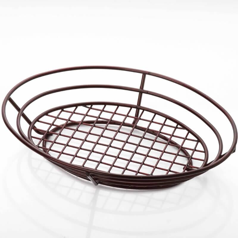Altınbaşak Oval Ekmek ve Meyve Sepeti, 28x20x6 cm