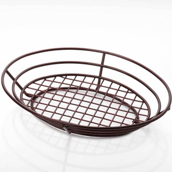 Altınbaşak Oval Ekmek ve Meyve Sepeti, 28x20x6 cm