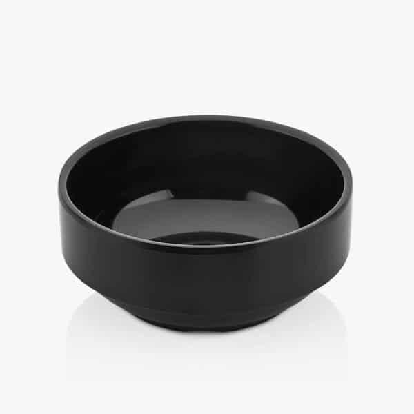 Külsan Thermoset Classic Kase, 12 cm, 6 Adet, 400 ml, Siyah