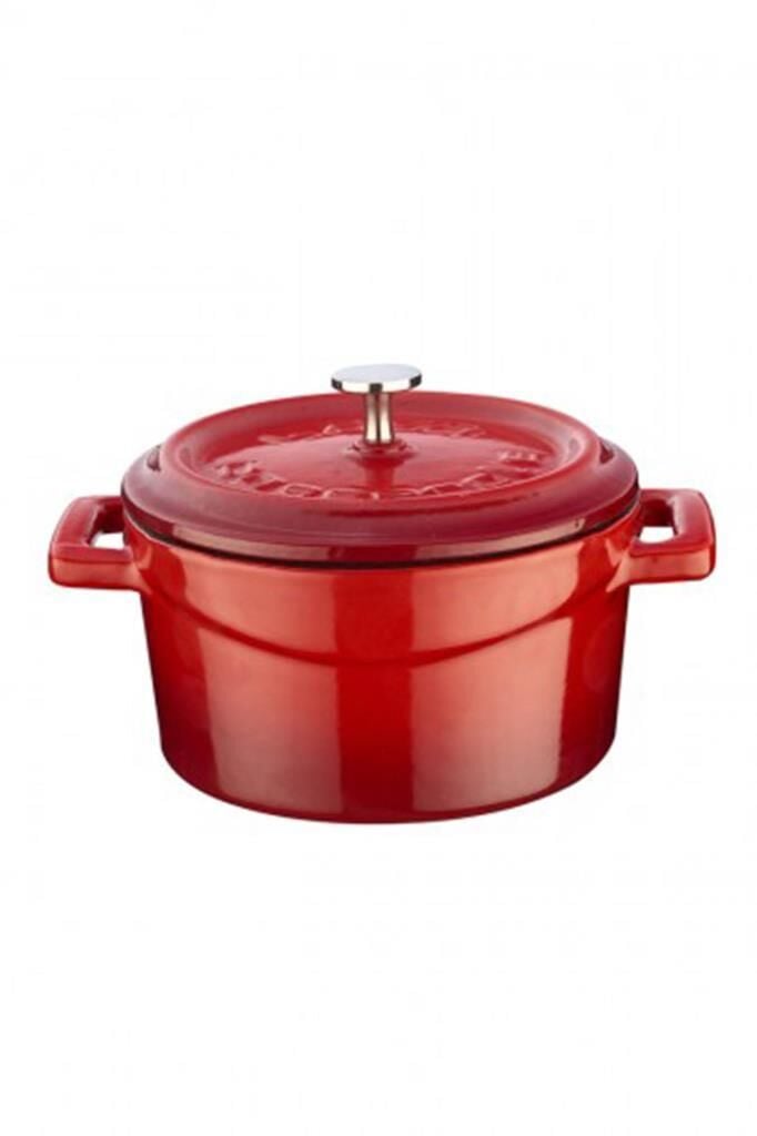 Lava Döküm Trendy Mini Tencere 10 cm, Kırmızı