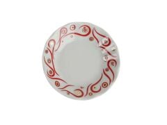 Porland Kırmızı Yakamoz Çay Tabağı 11cm 6'lı -127912