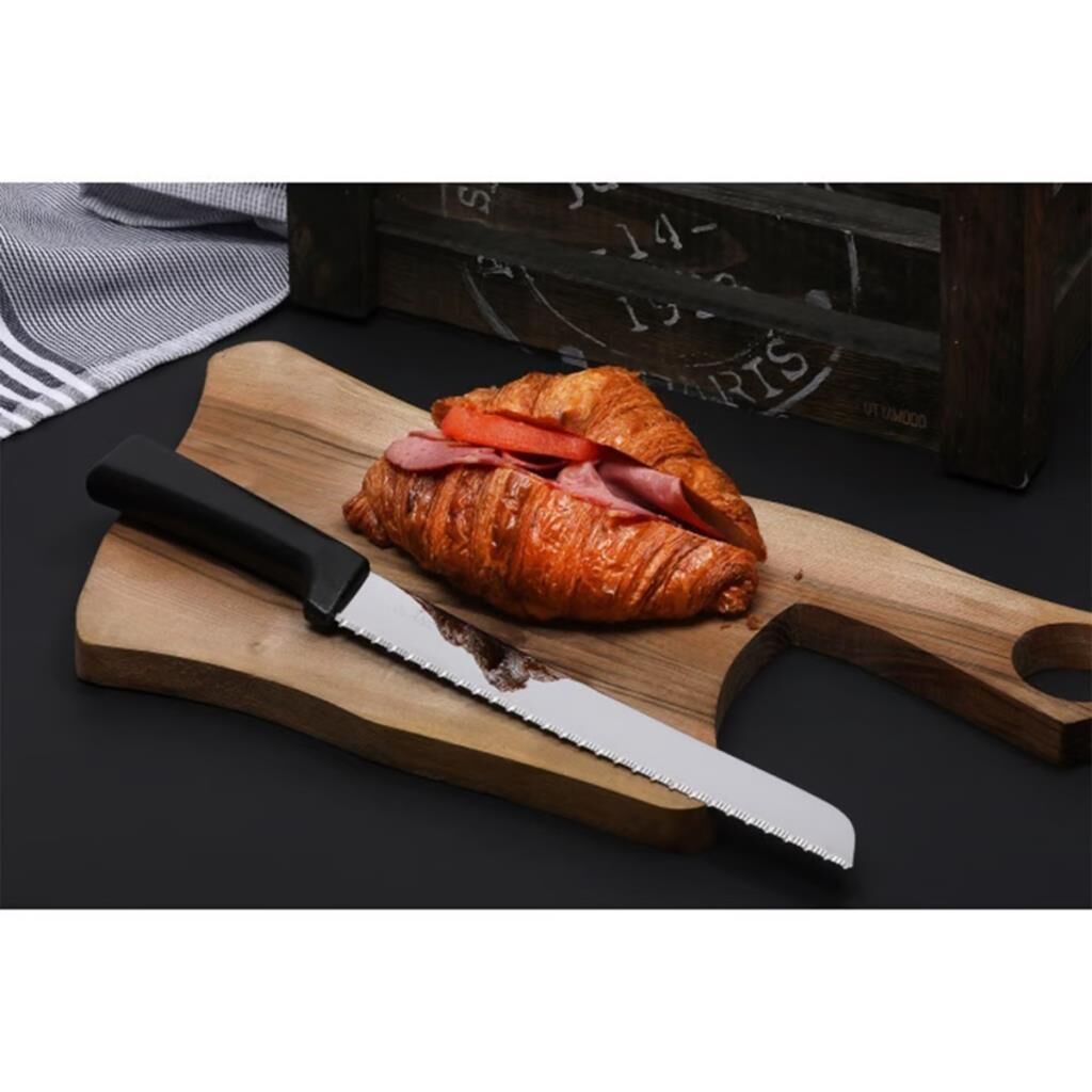 Glanz Tırtıklı Kruvasan ve Ekmek Bıçağı, 23 cm