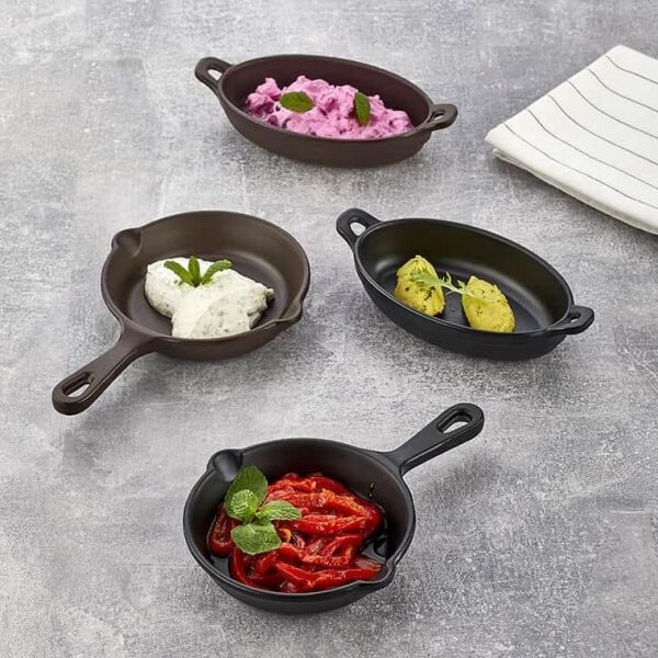 Külsan Terra Mini Servis Tava, Servis Tabağı  12 cm