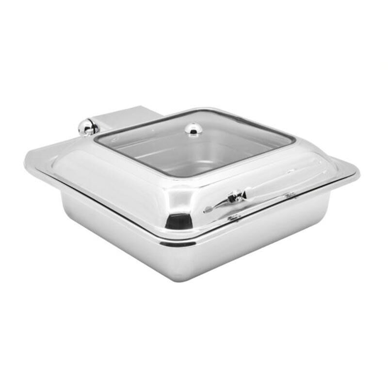 Biradlı GRV-4023 Ekonomik Kare Chafing Dish, GN 2/3)