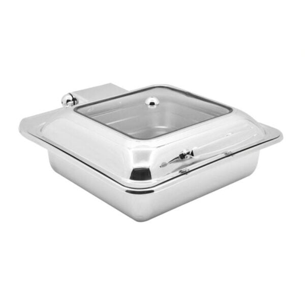 Biradlı GRV-4023 Ekonomik Kare Chafing Dish, GN 2/3)