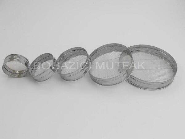 Boğaziçi Paslanmaz Çelik Endüstiyel Tip Kalbur, Elek No:1 20 cm