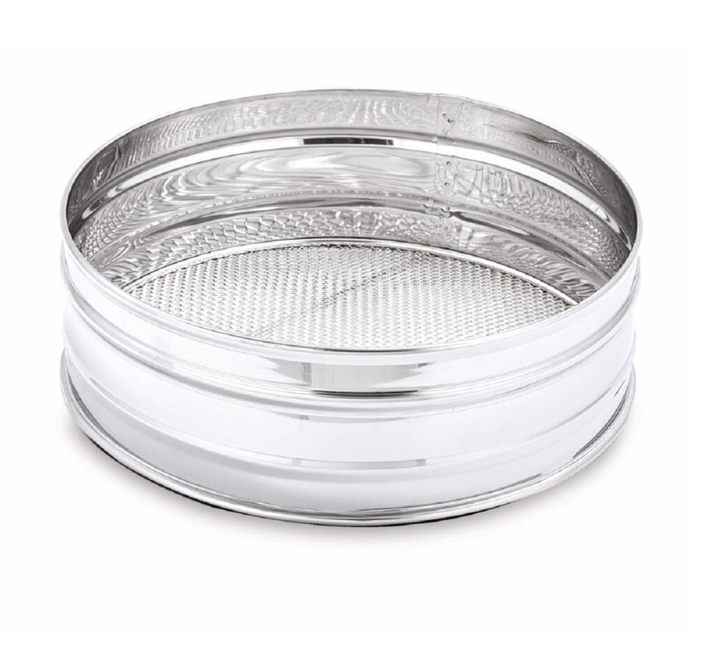 Boğaziçi Paslanmaz Çelik Endüstiyel Tip Kalbur, Elek No:1 20 cm