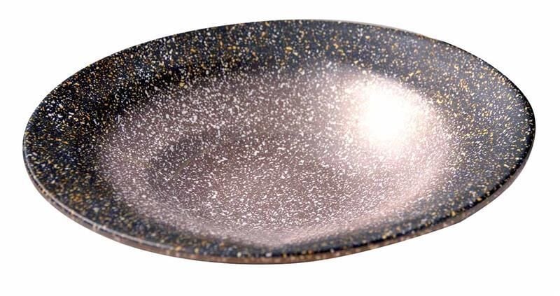 Globy Granit Görünümlü Oval Sunum Kase 28x5,6 cm
