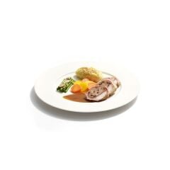 Paşabahçe Porselen Fine Dine Düz Tabak 22 cm 6'lı
