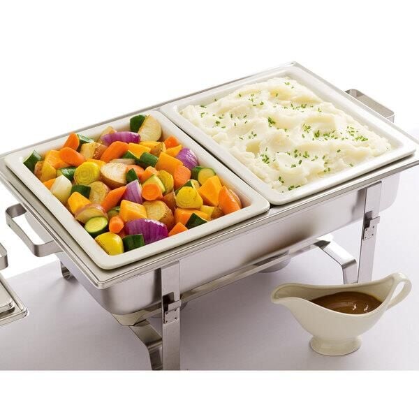 Globy Porselen Gastronom Küveti GN 1/2 65 mm – Chafing Dish