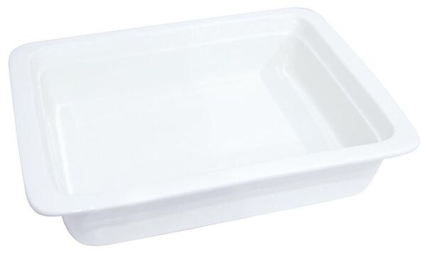 Globy Porselen Gastronom Küveti GN 1/2 65 mm – Chafing Dish