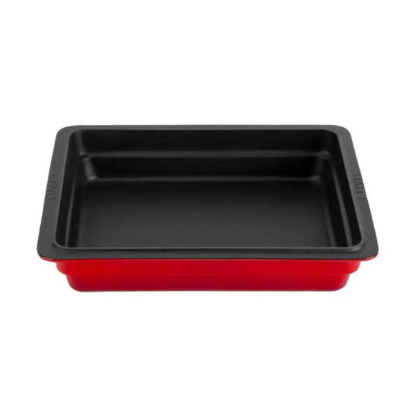 Lava Döküm GN 1/2 Gastronom Küvet 26X33 Cm Kırmızı