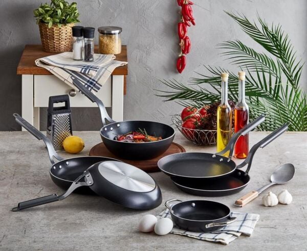 Altınbaşak Lazzetti Profesyonel Wok Tava, 36 cm