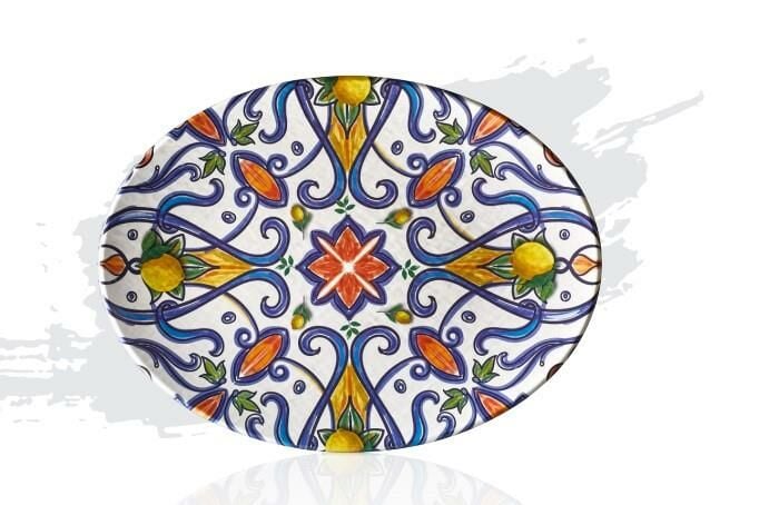 Külsan Tilda Oval Tabak Genova 49x36,5 cm