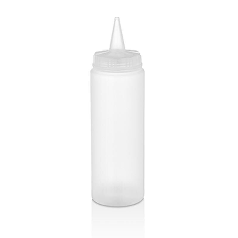 GastroPlast GPS-250 Fişek Sosluk, Hardal Şişesi 250 ml, Şeffaf