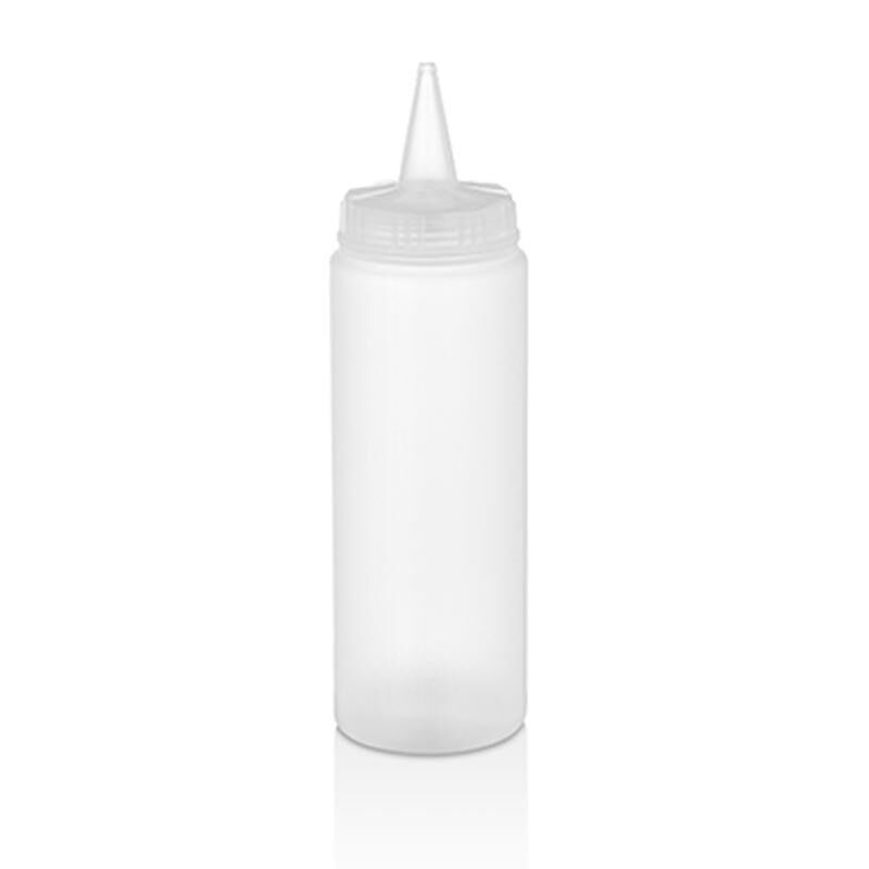 GastroPlast GPS-250 Fişek Sosluk, Hardal Şişesi 250 ml, Şeffaf