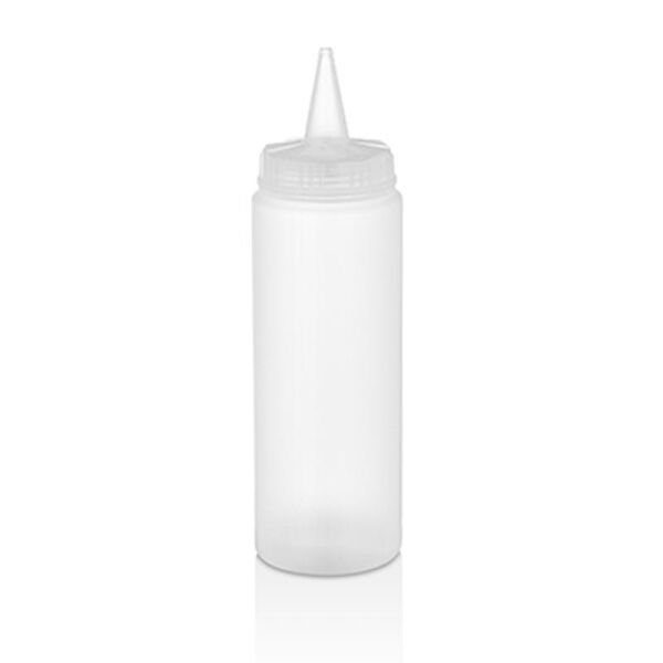 GastroPlast GPS-250 Fişek Sosluk, Hardal Şişesi 250 ml, Şeffaf