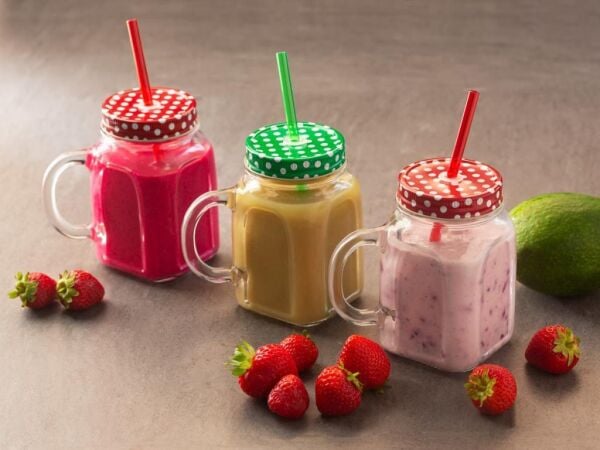 Paşabahçe 80388 Kırmızı Kapaklı Kulplu Bardak - Kupa 450 cc 2'li