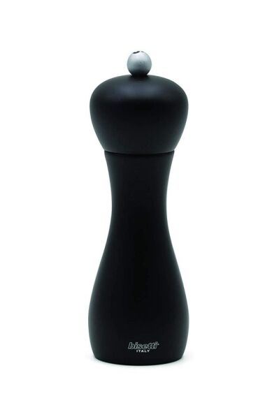 Bisetti Rimini Karabiber Değirmeni Mat Siyah 18 cm