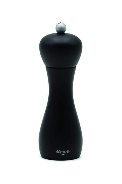 Bisetti Rimini Karabiber Değirmeni Mat Siyah 18 cm