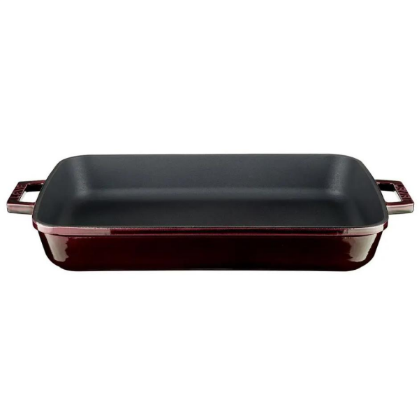 Lava Döküm Dikdörtgen Rosto ve Fırın Tepsisi Premium Serisi 26x40 cm