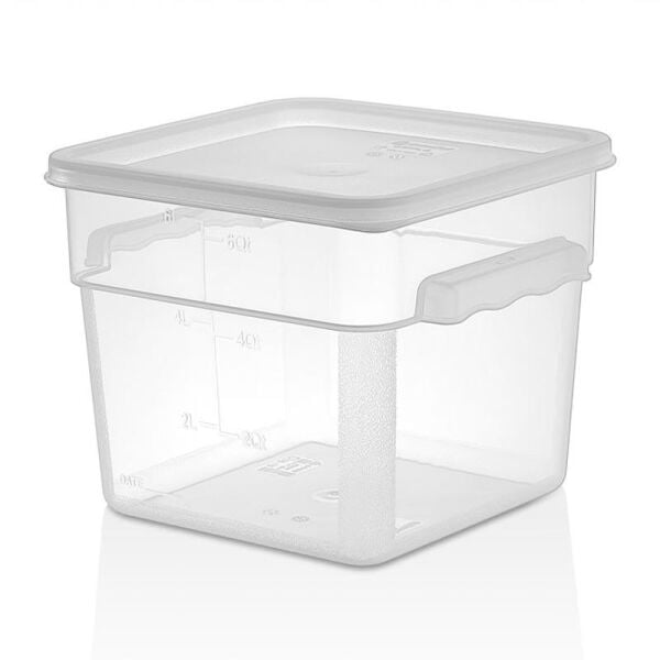 GastroPlast GSPPL6 PP Kare Saklama Kabı Kapağı