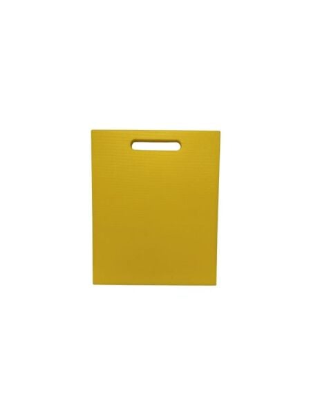 Türkay 32.5X26.5X1 cm Saplı Polietilen Kesme Tahtası Sarı