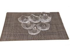 Paşabahçe Denizli Cam El İmalatı Mini Kase, Sosluk  9x9,5 cm 6' lı
