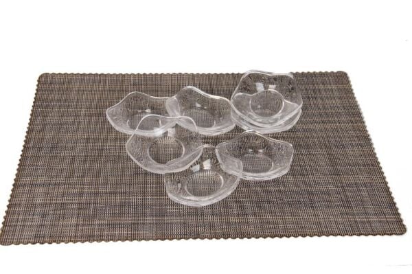 Paşabahçe Denizli Cam El İmalatı Mini Kase, Sosluk  9x9,5 cm 6' lı