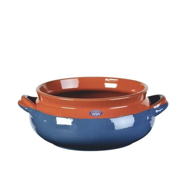 Vulcanıa Seramik Yuvarlak Mavi Tencere 26 cm