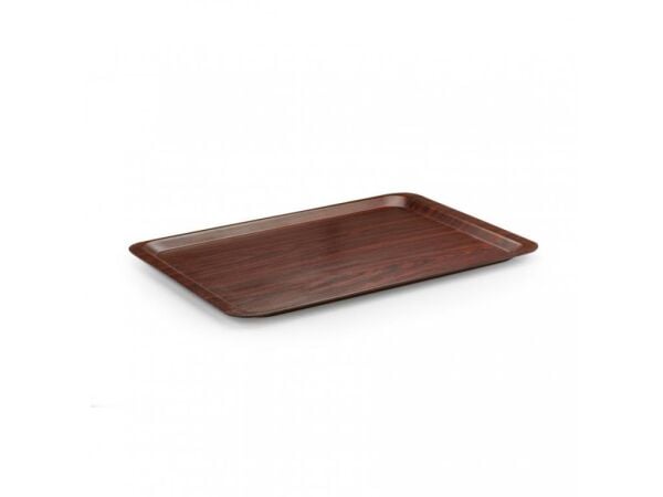 Tria Dikdörtgen Maun Kraft Kaymaz Tepsi 32x44 cm ,TF3244KWM