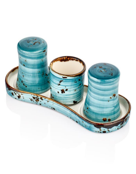 By Bone Porselen Harmony Infinity Gastro Tuzluk Biberlik Kürdanlık Seti