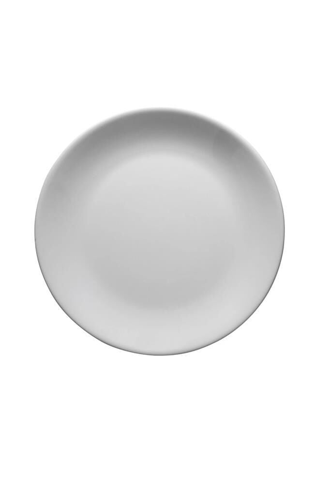 Kütahya Porselen Ent Otel Düz Tabak 25 cm 12’li - EO25DU