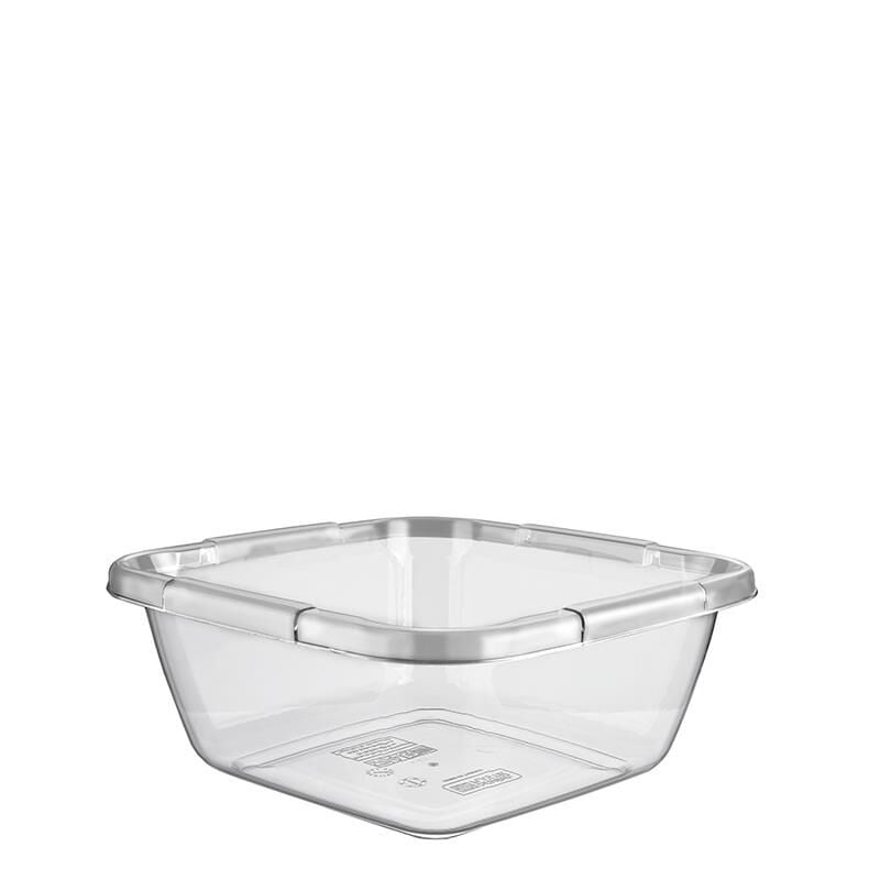 Hobby Life 03 1100 Şeffaf Kare Badya – 4 Litre