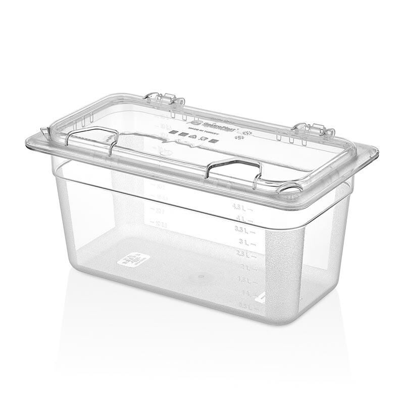 GastroPlast GN 1/3 Polikarbon Menteşeli Gastronorm Küvet Kapağı