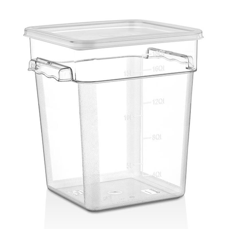 GastroPlast GSP-18 Polikarbon Kare Saklama Kabı 17,2 L