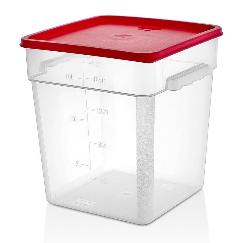 GastroPlast GSPP-18 Polipropilen Kare Saklama Kabı 17,2 L