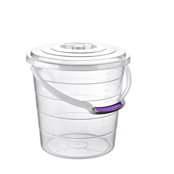 Hobby Life 08 1185 Şeffaf Kapaklı Su Kovası – 10 Litre