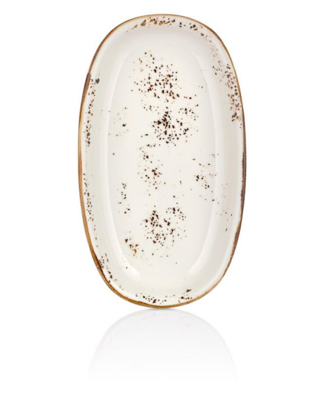 By Bone Porselen Harmony Elegance Zest Oval Tabak 19x11 cm 6'lı