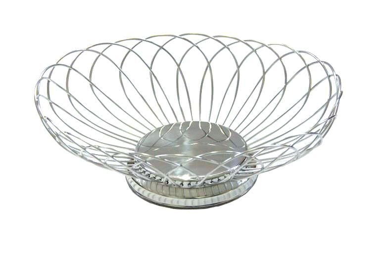 Globy Telli Oval Ekmek Sepeti , Ekmeklik 20x16x7 cm