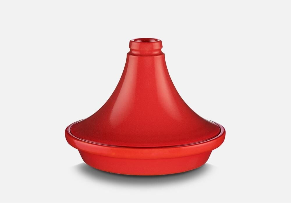 Regas 40889 Seramik Tajin Tencere Kırmızı 32 cm