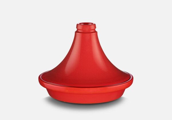 Regas 40889 Seramik Tajin Tencere Kırmızı 32 cm