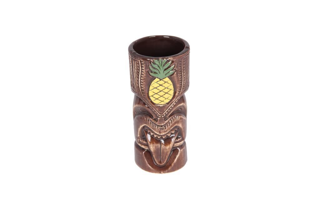 Tiki Mug Kupa Totem Ananas Kahverengi 500cc