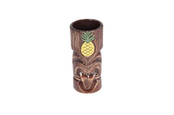Tiki Mug Kupa Totem Ananas Kahverengi 500cc