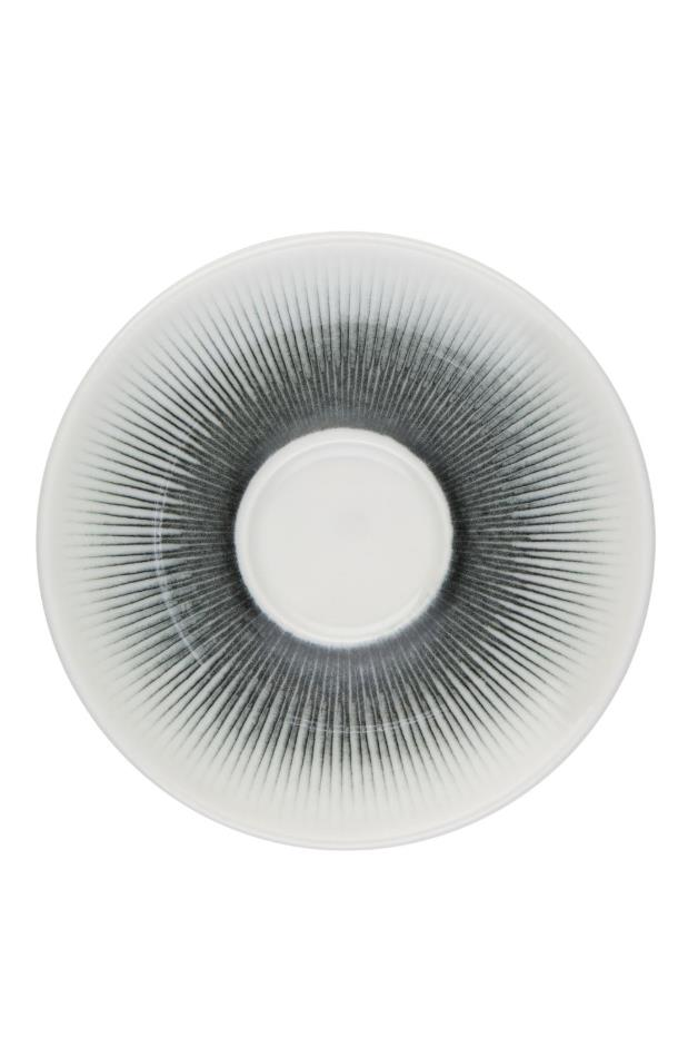 ID Fine Reflection Grey Lona Espresso Fincan Tabağı 12 cm 12'li