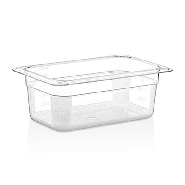 GastroPlast Polikarbon GN 1/4 100 mm Gastronom Küvet - GNP14100