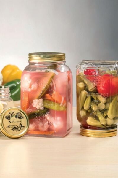 Paşabahçe 80390 Homemade Kapaklı Cam Kavanoz 1500 cc