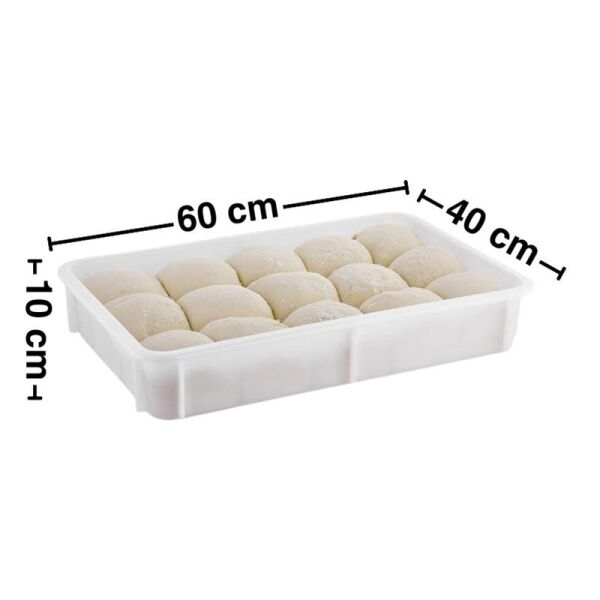 GastroPlast GPHPE-100 Pizza Hamur Teknesi 400×600×100 mm