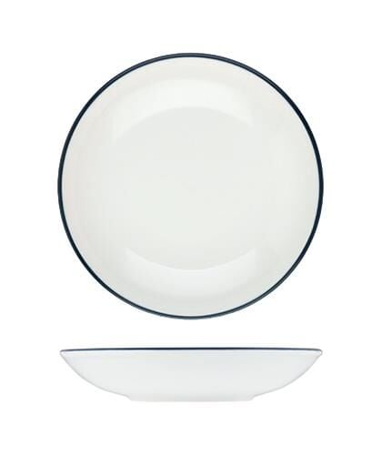 ID Fine Modest Navy Valle Çukur Tabak 30 cm 2000 cc 6'lı